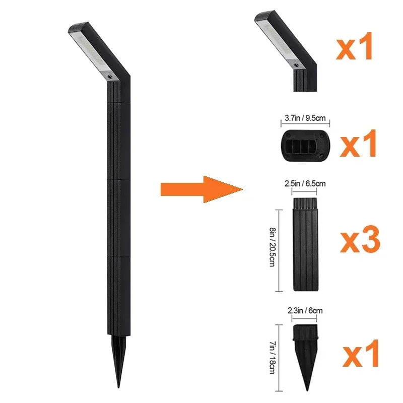 LED Solar Lights Outdoor RGB Pathway Lawn Light IP65 Waterproof Solar Lamp for Garden Walkway Path Driveway Patio Yard Decor