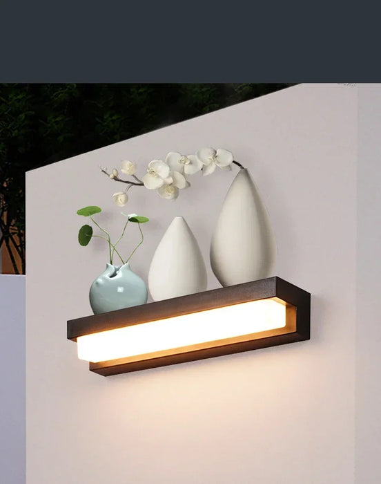 LED Outdoor Solar Wall Lights Waterproof Solar  Light Balcony Villa Doorway Courtyard Walled Lighting Fence Decor Solar Lamp