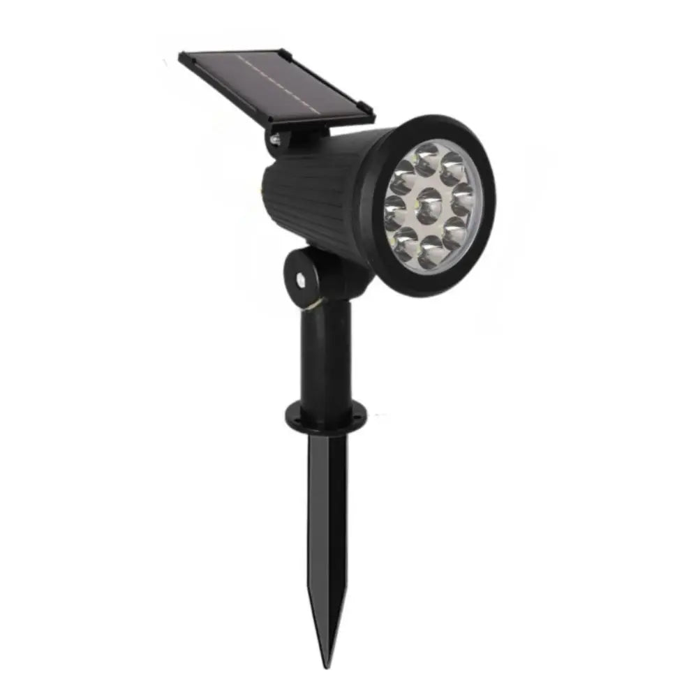 9/1 LED Solar Spotlights Waterproof Anti-freezing Brightness Adjustable Spot Light Pathway Lights Tree Lights Garden Decor Lamp