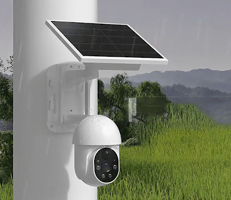 Solar light intelligent body sensor lighting lamp simulation surveillance camera solar garden light rainproof waterproof