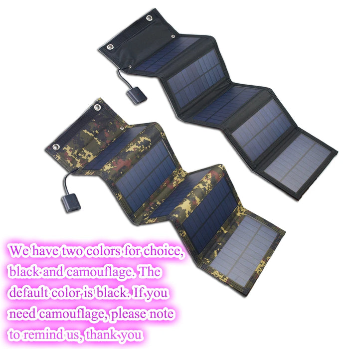 Solar Panel Foldable Portable Waterproof 5V USB Energy Solar Cell Charger for iPhone Mobile phone Camping