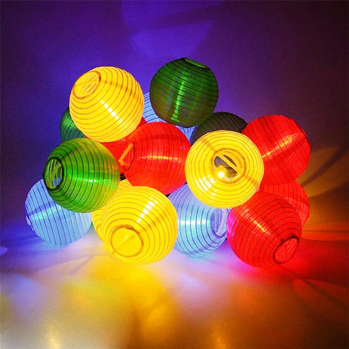Solar String Lights 10/20/30 LED Outdoor Waterproof Christmas Garland Lantern Fairy Lamp String  for Garden Wedding Party Decor