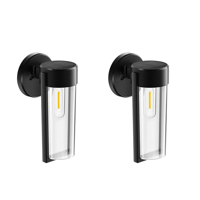 LED Solar Wall Mount Light Outdoor Solar Powered Auto On/Off Waterproof Garden Decoration Yard Post Porch Fence Lawn Lights