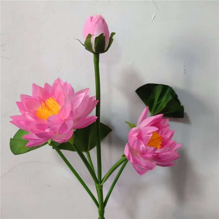 Solar Lotus Floral Garden Lights Flowers Lights Solar Powered LED Lawn Light Outdoor Garden Decor Yard Landscape Decoration