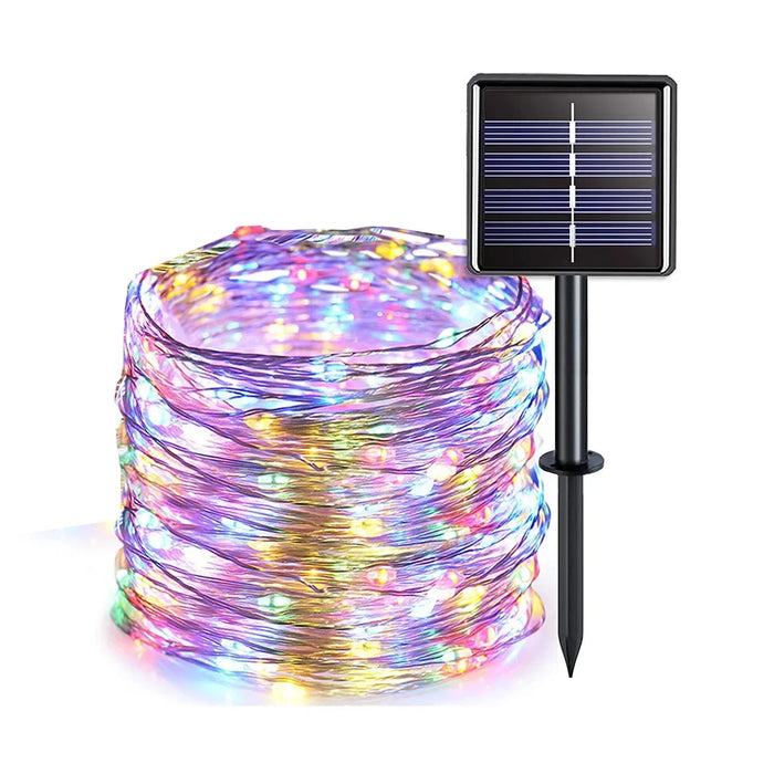 LED Solar String Light 8Modes Outdoor Garden Fairy Lights Led Twinkle Waterproof Lamp for Christmas Party Decor Lamp 12m/22m/32m