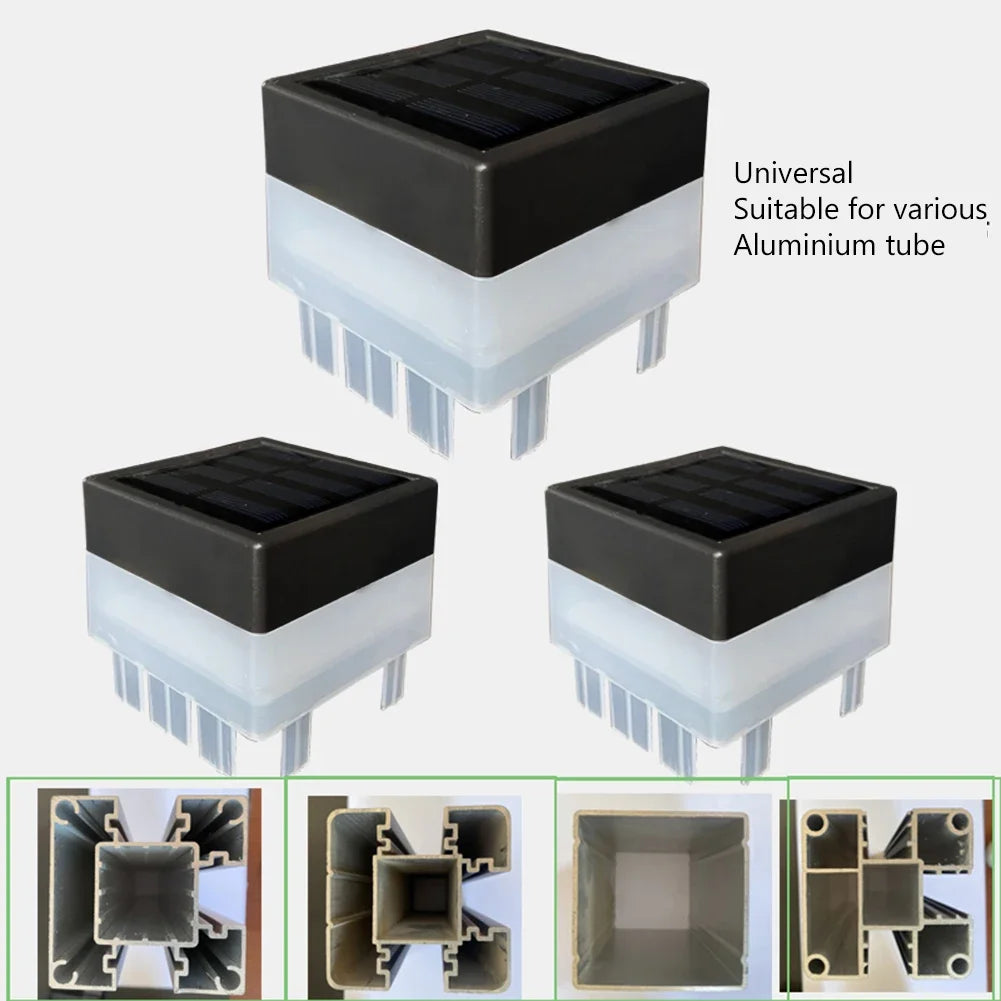 Solar Light Insert Solar LED Fence Lamp Pillar Light Solar Powered Insulating Sheet Inser ...