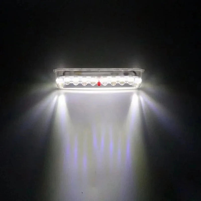 Solar LED Car Anti-rear-end Collision Light Anti-collision Warning Wiring Free Light Vibration Sensor Flashing Breathing Light