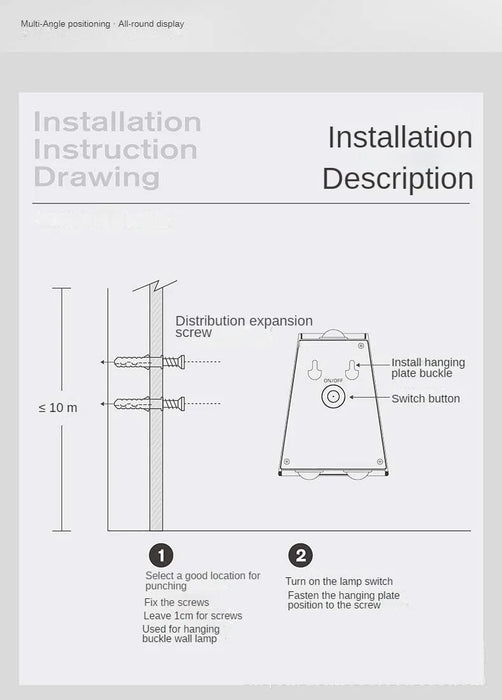 Solar Wall Lights Outdoor Garden Lighting External Solar Powered Led Outdoor Lamp Wall Sconces Yard and Garden Decors Decoration