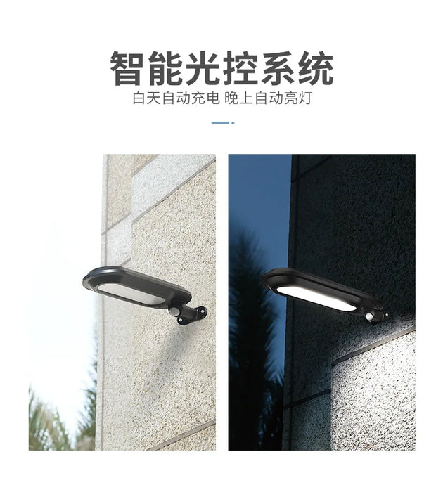Solar Wall Lamps, Outdoor Garden Lighting Street Lamps, Household Outdoor Human Body Sensing LED Solar Wall Lamps