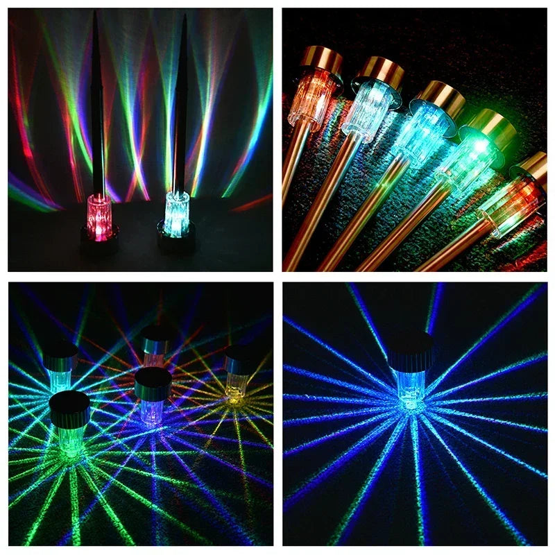 Outdoor Solar Landscape Lawn Lights Garden Lights Waterproof Decoration Lights for  Pathways Patio Yards Lawns Walkways