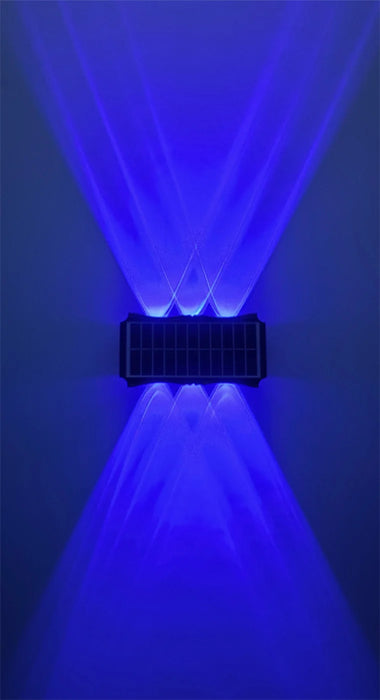 Solar LED Light Wall Lamp Outdoor Waterproof High Brightness Up And Down Luminous Lighting for Outdoor Garden Decoration