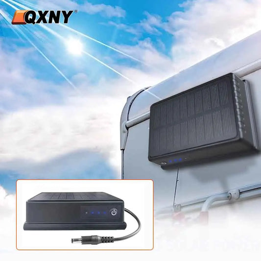 12V Power Bank Solar Magnetic Portable Battery Waterproof Mobile Supply For WiFi  Wireless Backup Rear Camera Outdoors CCTV