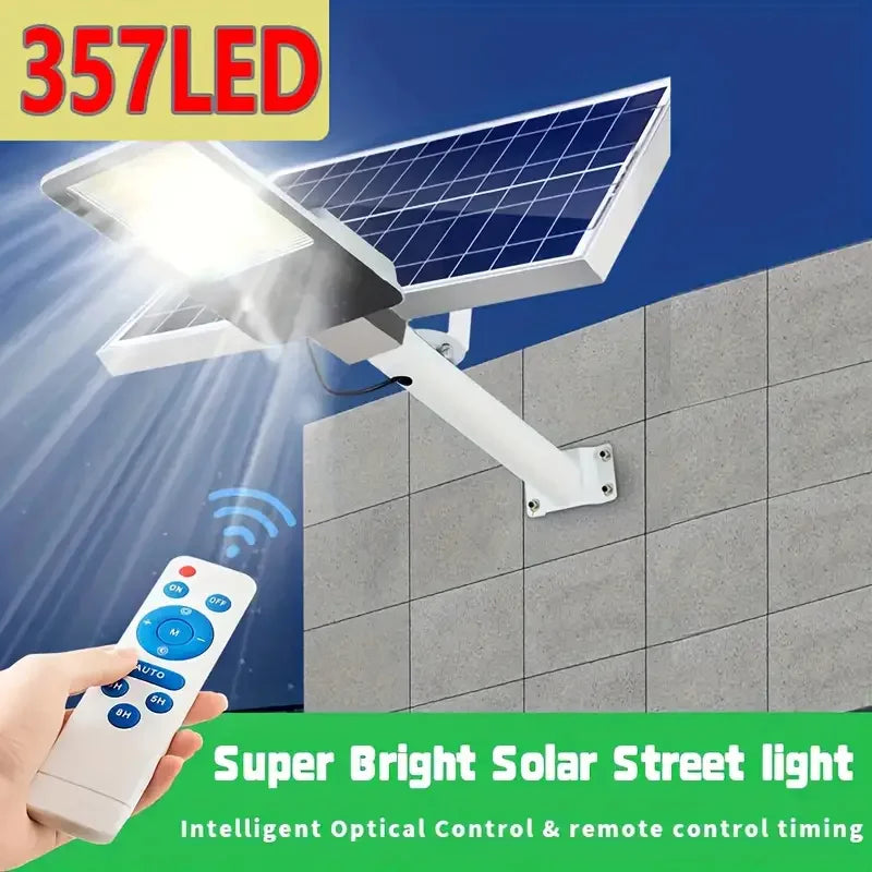 LED Solar Street Light Outdoor High Bright Waterproof 6000mah Wall Light Home Garden Backyard Solar Lighting Wall Lamp