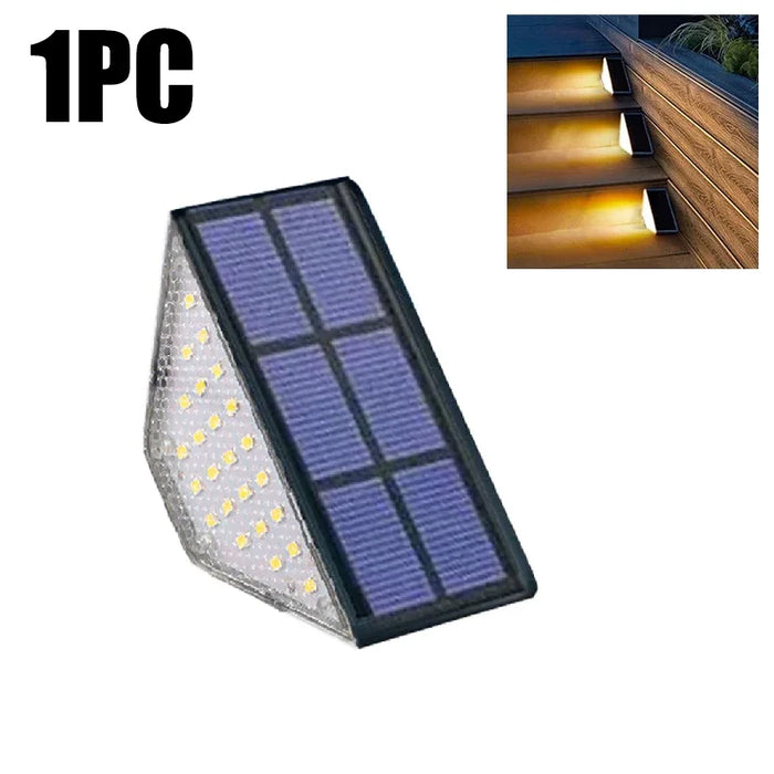 Solar Pathway Lights Waterproof Upgraded Walkway Landscape Outdoor Driveway Auto On/Off Lights for Yard Lawn Patio
