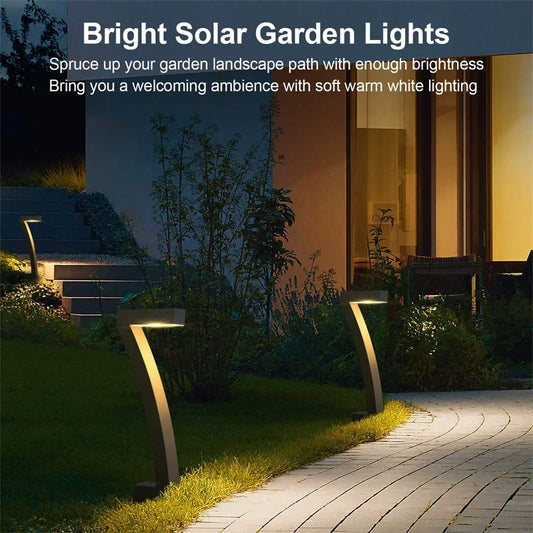 1-12 Pcs LED Solar Powered Spotlight IP65 Waterproof Lawn Lamps Warm Light Projection Path Lamp for Yard Patio Garden Decor