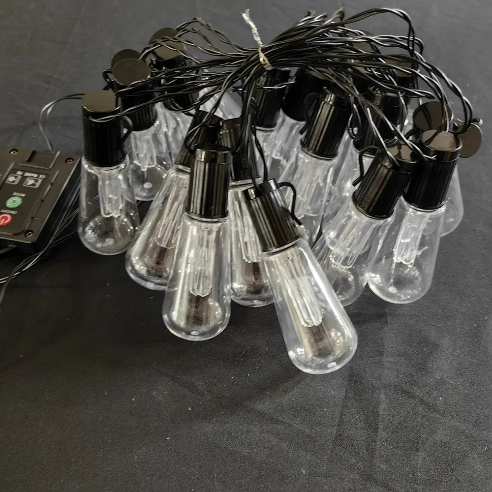 Solar Powered lamp Outdoor string lights Courtyard hanging lights LED bulbs garden porch courtyard balcony terrace lighting 733
