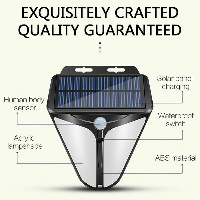 Solar Street Light Outdoor Waterproof LED Courtyard Light Super Bright Energy-Saving Environmental Courtyard Garden Corridor