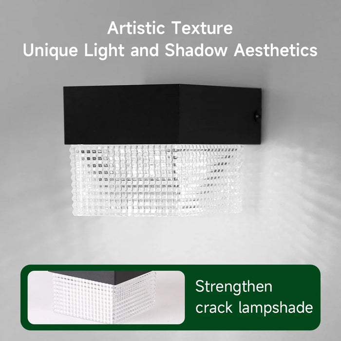 Solar LED Light, Outdoor Waterproof Wall Lamp, Streetlights Exterior Garden Decoration Yard Porch Walkway Solar Wall Light Home