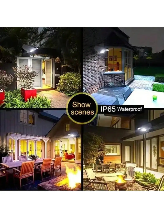 Ultra-Realistic Solar Fake Security Camera Light with Motion Activated LED&Remote Control-IP65 Waterproof Dummy CCTV Burglar Det