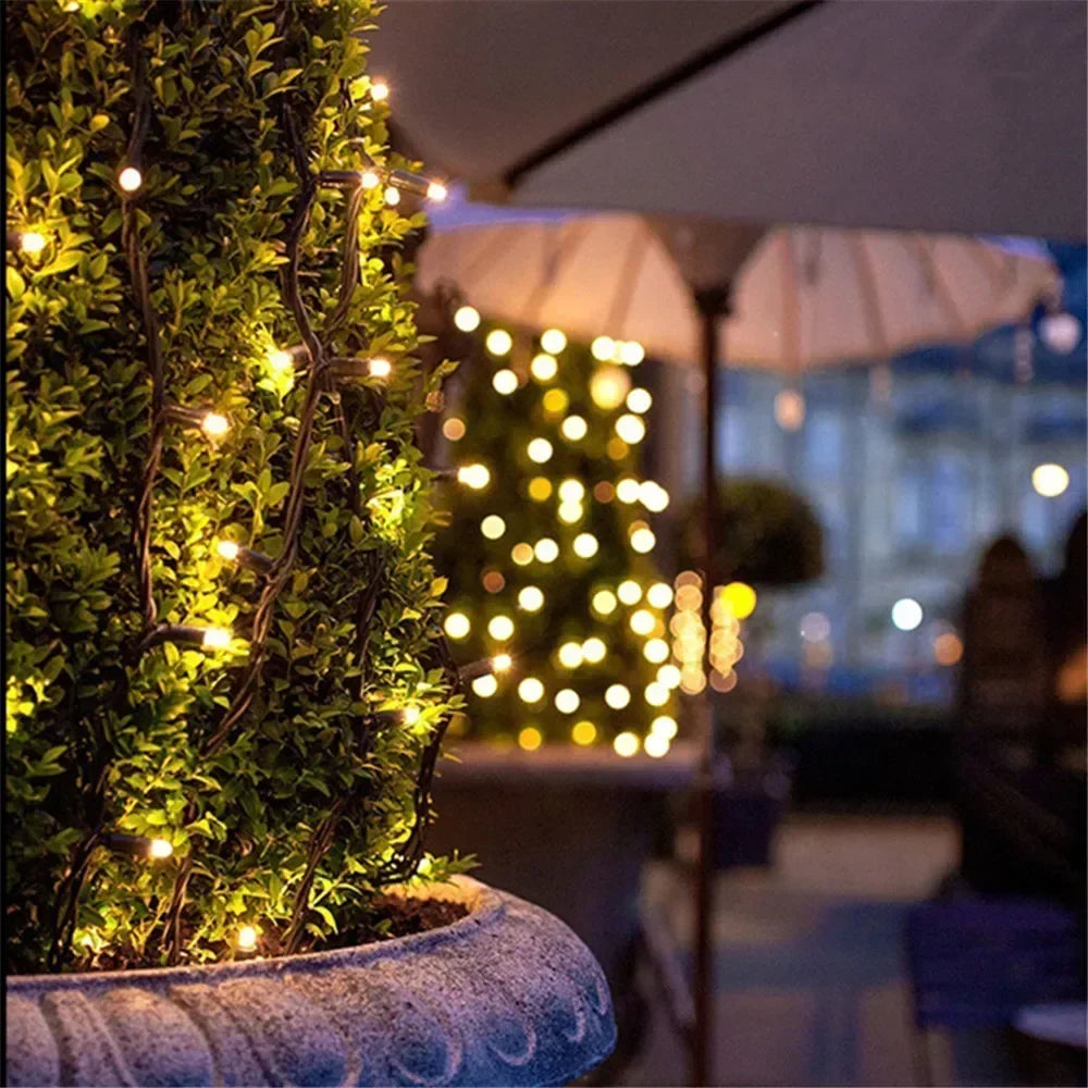 Solar String Light Fairy Outdoor Garden Waterproof Lamp Christmas Garland Xmas Holiday Party Home Halloween Decoration