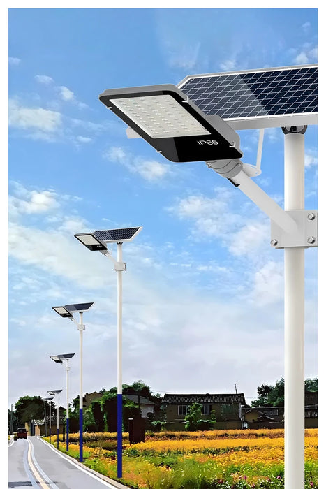 Led Solar Street Light Outdoor Garden IP65 Waterproof Solar Light 50-200W Courtyard Porch Balcony Garage Dusk To Dawn Wall Lamp