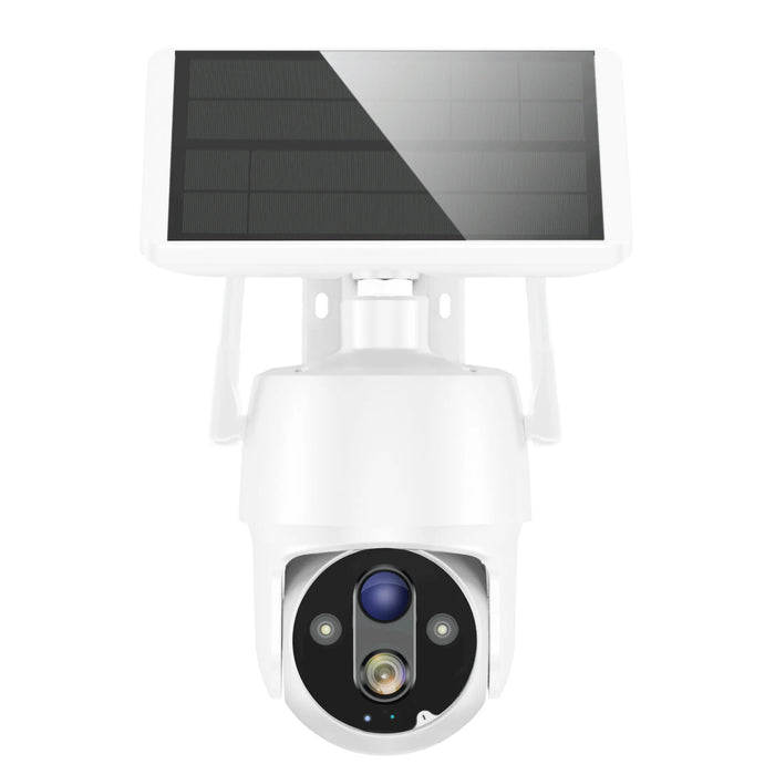 Solar 360-degree Surveillance Camera Full Color Night Vision 1080P Pixel Solar Outdoor Wireless Camera 4G SIM Dual Lens Surveill