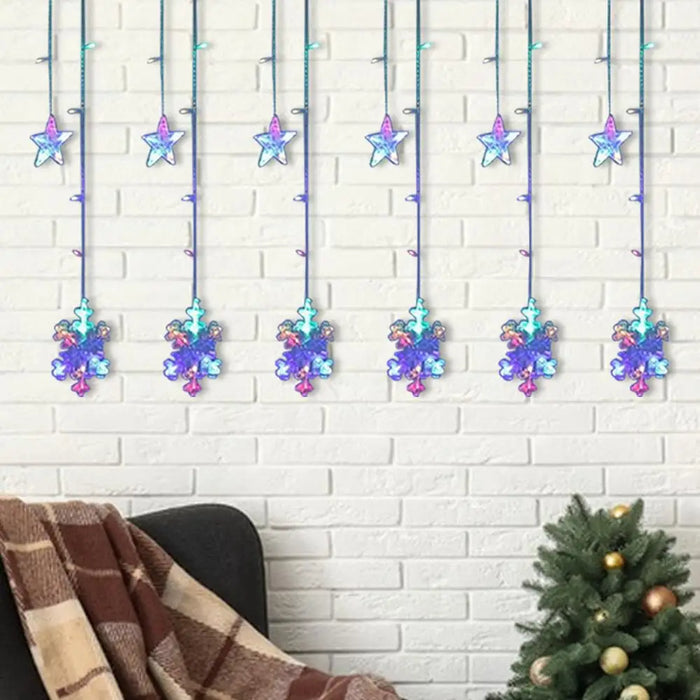 Christmas Star Lights LED Window Lights Star Christmas Lights Indoor Window Lights Christmas Decorations For Window And Walls