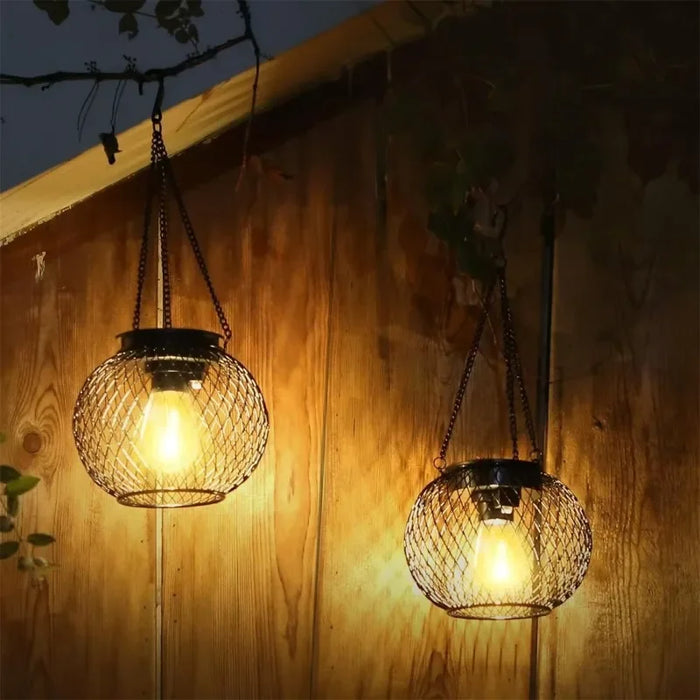 Solar Lantern Outdoor, Solar Lights for Outside Decorative Outdoor Hanging Lights Waterproof Solar Lanterns, yard garden lamp