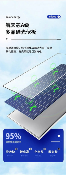 Solar Flood Lights with Remote Control, IP67 Waterproof Adjustable Spotlight for Villa & Street Lighting