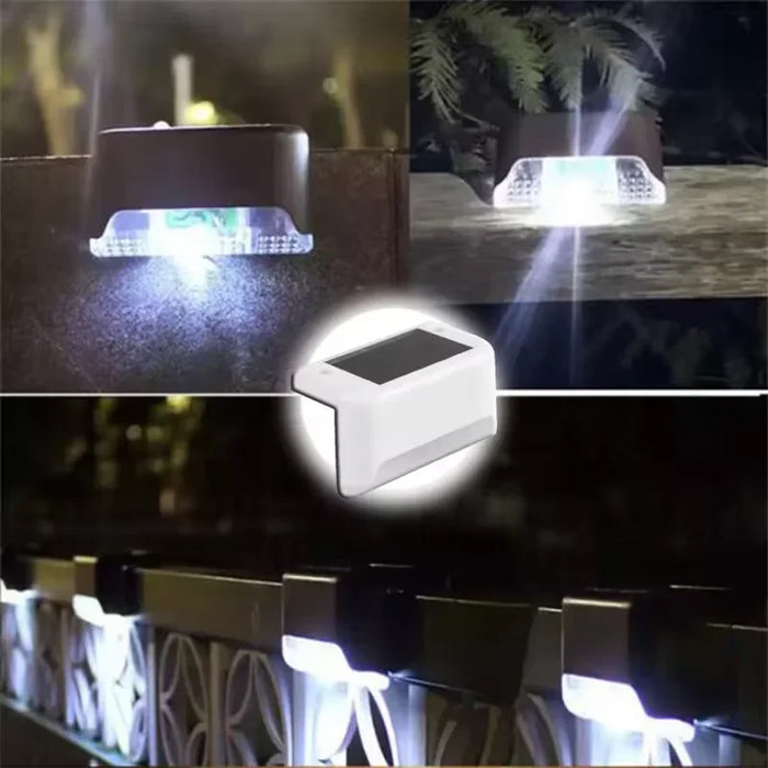 Solar Wall Lights Outdoor Square Solar Wireless Wall Mount Lights IP65 Waterproof Outdoor Wall Lamps Decorative for Garden