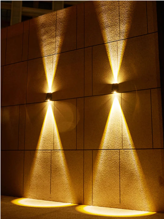 Solar Wall Light Strong Brightness Outdoor Waterproof Home Garden Arrangement Terrace Balcony Atmosphere Decoration Night Lamp