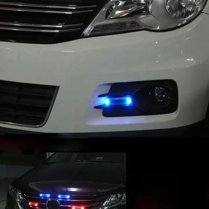 Solar LED Car Anti-rear-end Collision Light Anti-collision Warning Wiring Free Light Vibration Sensor Flashing Breathing Light