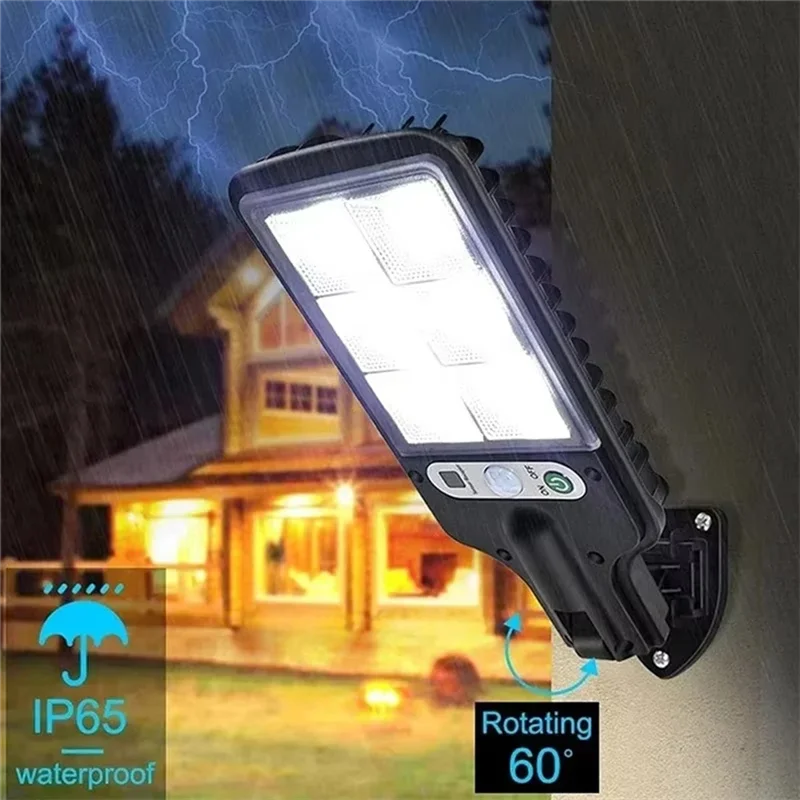 B84B-LED Outdoor Solar Lights Courtyard Waterproof Wall Lights Motion Sensors Garden Terrace Garage Solar Lights