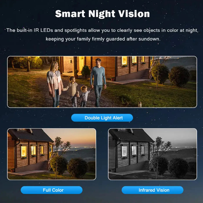4G Solar Camera 6K 12MP Three Lens PTZ Dual screen PIR Human Tracking Color Night Vision Security CCTV Surveillance IP Camera