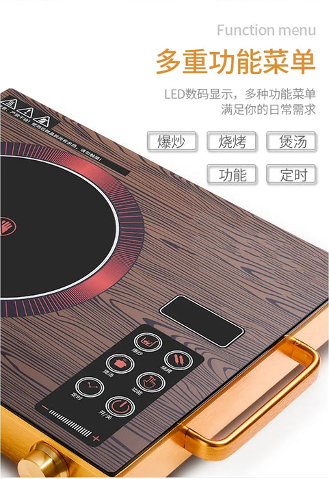 Solar Powered Stove Cooker 12v Dc 600W Battery Powered Cooker Ceramic Cooktops