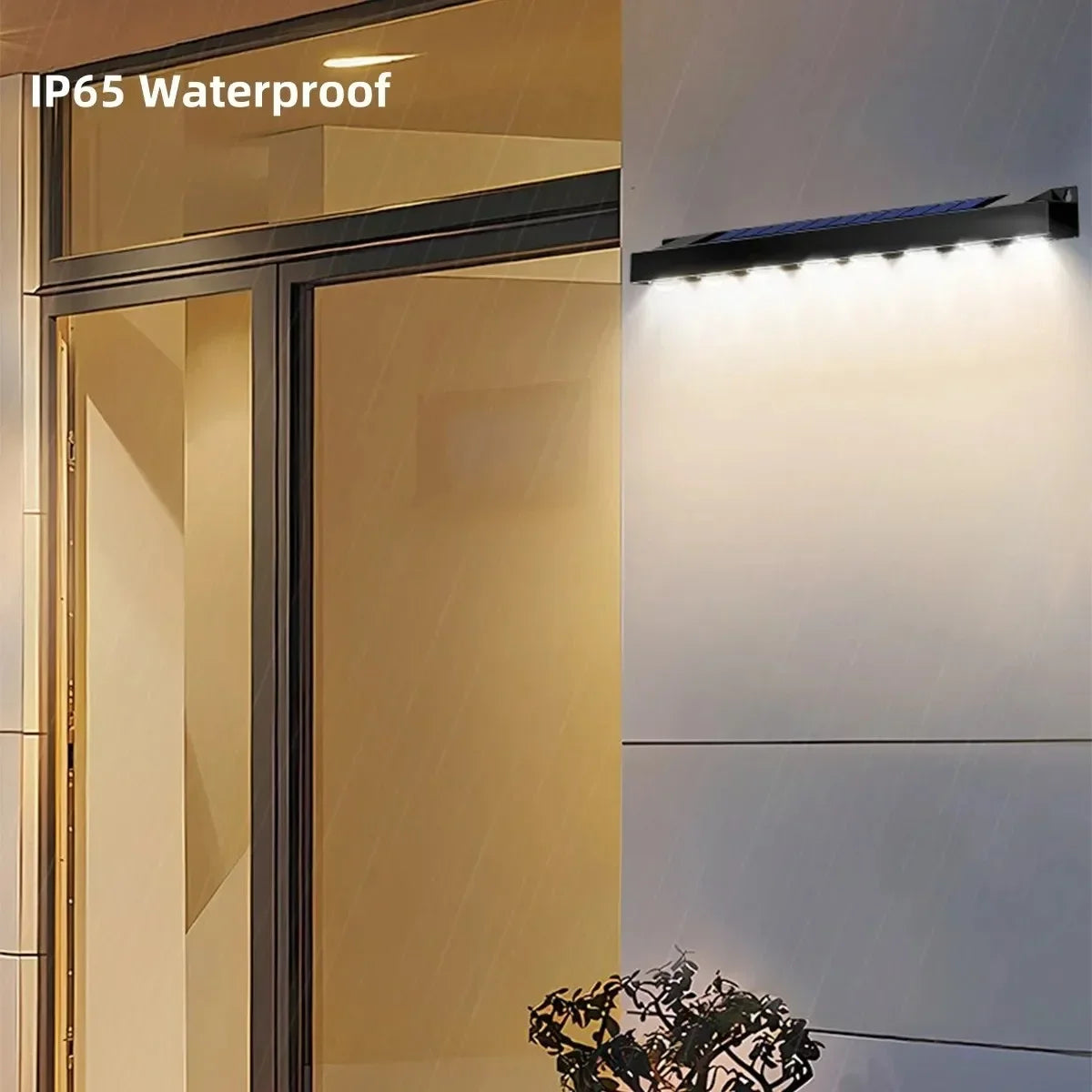 4/6/8LED Solar Wall Light Outdoor Waterproof Solar Fence Sign Lights Garden Decor Porch Patio Deck Balcony Home Atmosphere Light