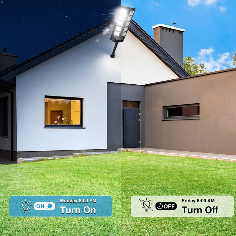 1Pc 10-Hole Solar Street Light, 6500K Solar Light Outdoor Dusk to Dawn, Outdoor Solar Safety Light with Motion Sensor and Remote Control, Suitable for Courtyard, Garage, Road, Outdoor Garden Lighting, Suitable for Small Diame