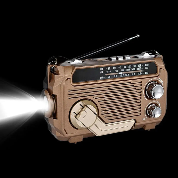 Solar Charging Emergency Radios Portable Radio Receiver Crank Radio Solar Hand Crank Radio Emergency Multifunctional Radio
