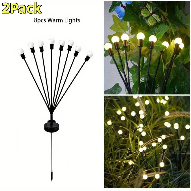 Solar Garden Firefly Lights