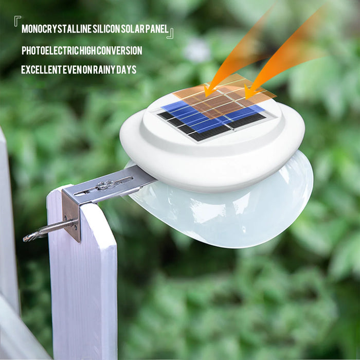 Hot Sale Fence Solar Light, Home Garden Outdoor Courtyard Fence Wall Decoration LED Outdoor Wall Light