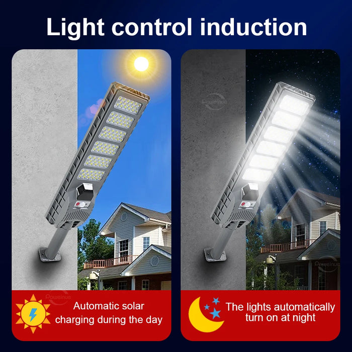 Powerful Solar LED Light Outdoor 20000000LM 6000W Wall Lamp 3 Modes Motion Sensor Security Lighting Solar Lamp for Garden Path