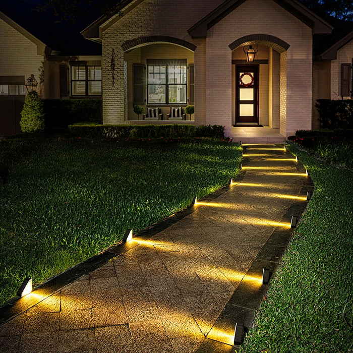 Solar Step Lights, Outdoor Stair Lights, Step Lights, Courtyard Decorative Atmosphere Lights, Suitable for Courtyard, Garden, Park, Deck, Stair Step Decoration