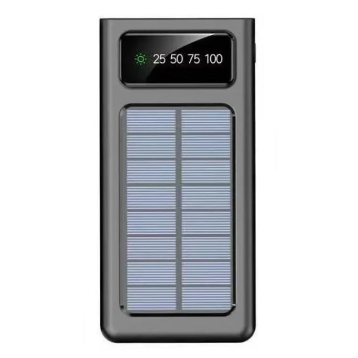 BCAK  Solar Power Bank 500000MAH  Convenient Ultra-thin Built-in Cable Outdoor Camping Mobile Power Supply /200000mAh /300000mAh