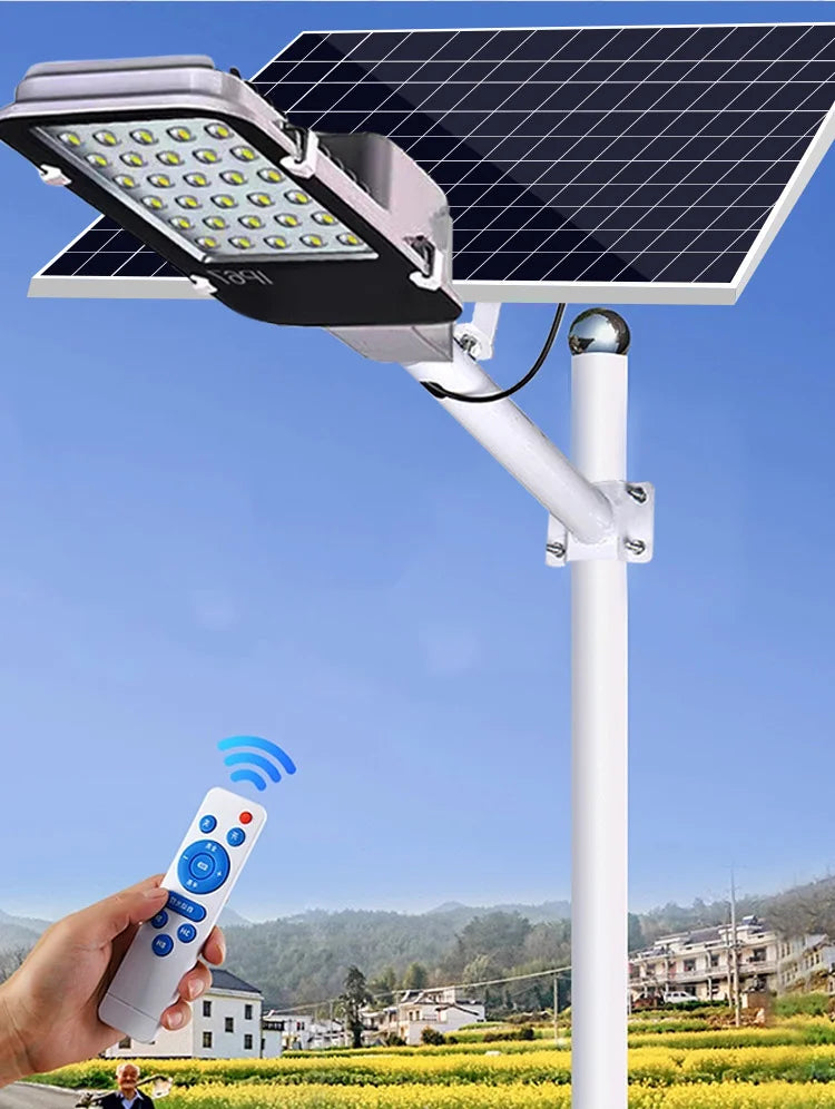 Super Bright Split solar street light Waterproof LED Solar Street Light Backyard Street Lamps Security Flood Lighting wall lamp