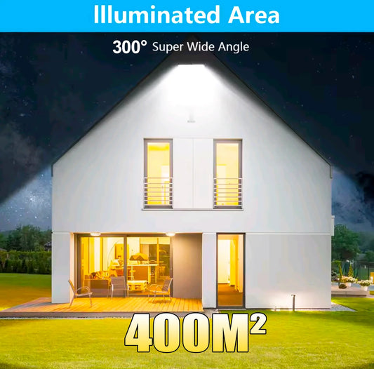Super Bright 10000W/5000W/500W Outdoor Solar Light 300°Wide Angle Motion Sensor Street Light Outdoor High Power LED Street Lamp