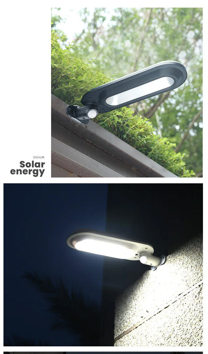Solar Wall Lamps, Outdoor Garden Lighting Street Lamps, Household Outdoor Human Body Sensing LED Solar Wall Lamps