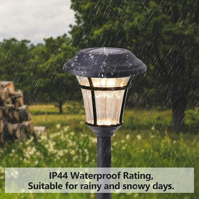 Solar Pathway Lights Garden Lights Outdoor Waterproof Landscape LED Lights Pathway Walkway Driveway Yard Auto On/Off