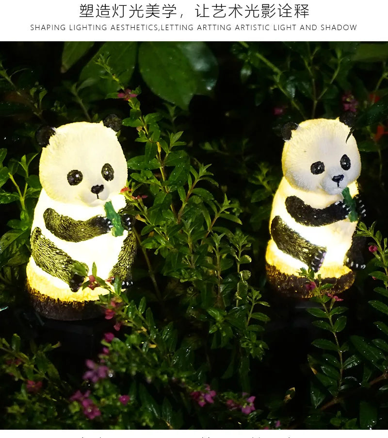 Halloween outdoor lights, waterproof solar Christmas tree pumpkin garden stake lights, Santa Claus crow skull panda decoration