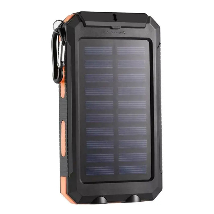 Solar Panel DIY Power Bank Case Charge Storage Box Dual USB Power Bank Shell SOS Light Flashing Light Compass Power Bank Box