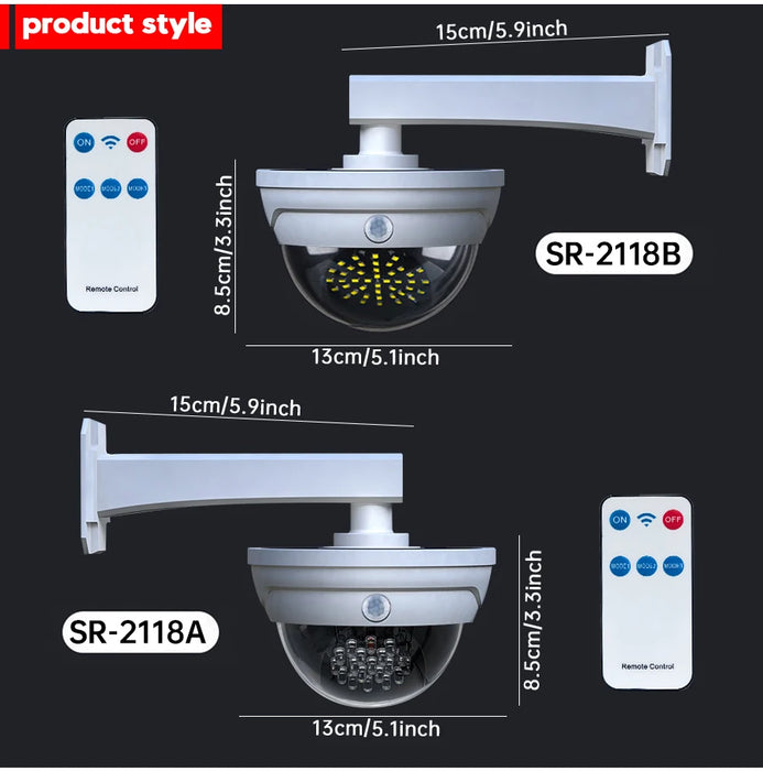 Solar Lights Outdoor Camera Lamp Anti-thief Home Courtyard PIR Motion Sensor Human Induction Outdoor Lighting